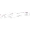 VidaXL Wall Shelf, Floating Shelf, Wall Decoration for Office Living Room, Rectangular Solid Acacia Edge 370285