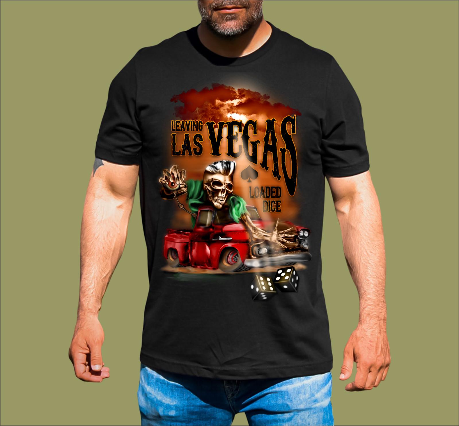 LEAVING LAS VEGAS LOADED DICE T-SHIRT M