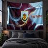 Personalized Tapestry Wall Hanging Burnley Football Pattern Art Background Cloth