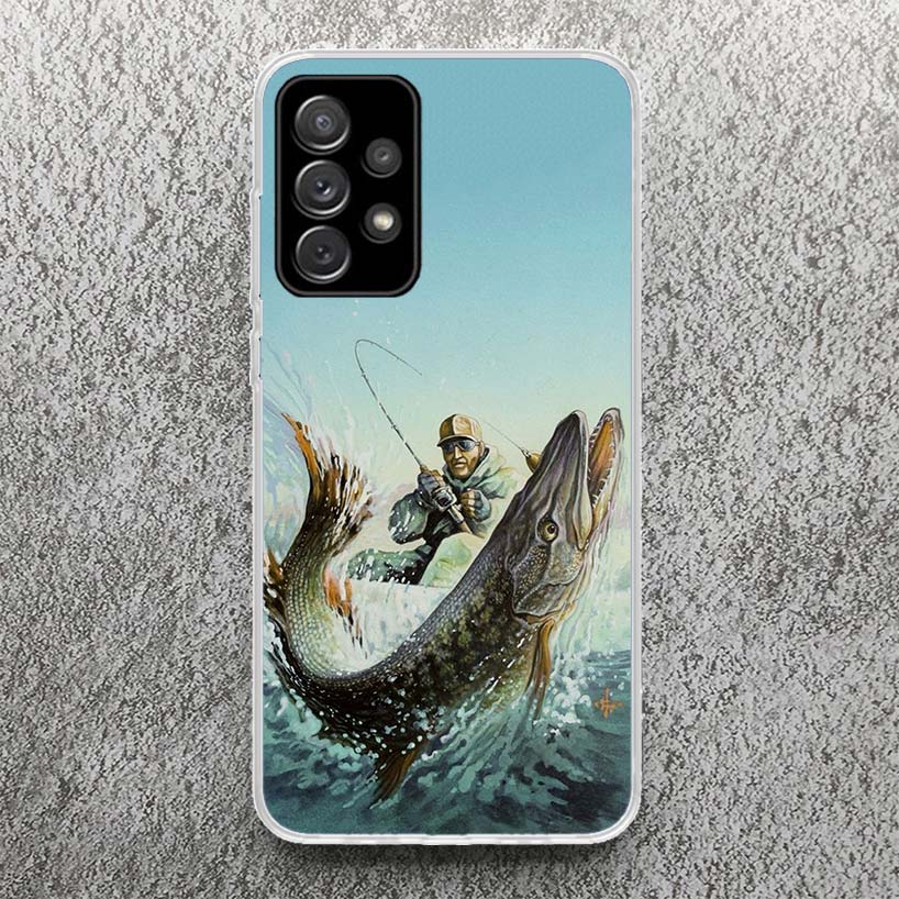 

Hunting Fishing Man Print Soft Case for Samsung Galaxy A52 A51 A50 A42 A32 A22 A12 Phone Shell A41 A31 A21S 71 A30S A20S A10S A4 Samsung A21S