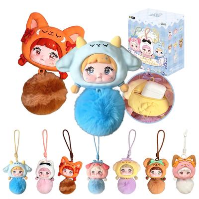 TOP TOY x Nommi "Mori no Chiisana Gakusho" Serie Plüschanhänger [1 Stück] Silikon Kopfhörerhülle Niedliche Gachapon Überraschungsbox Figur Plastikmodell