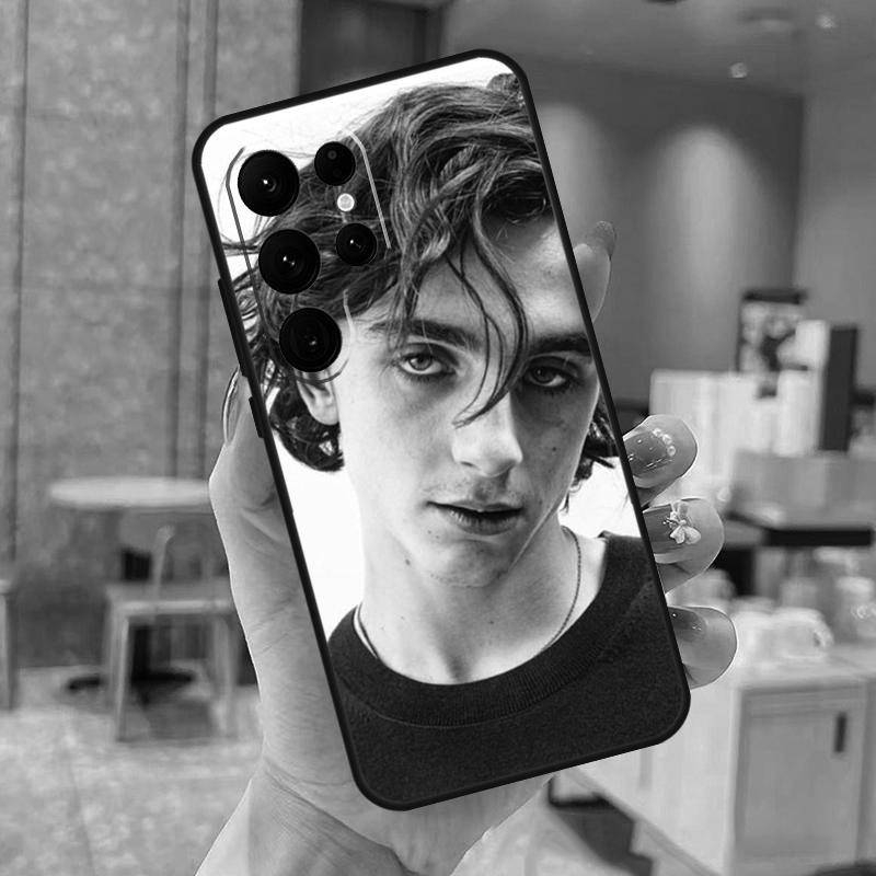 

Timothee Chalamet Actor Phone Case For Samsung Galaxy S25 S24 S23 S21 S20 S22 Ultra S9 S10 Plus S25 FE Back Cover Galaxy S25 FE