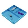 Portable Tools Parts Tray Holder Storage Plate Box for Case Organizer for Metal Parts Screws Sockets Bolts Pins Organiza