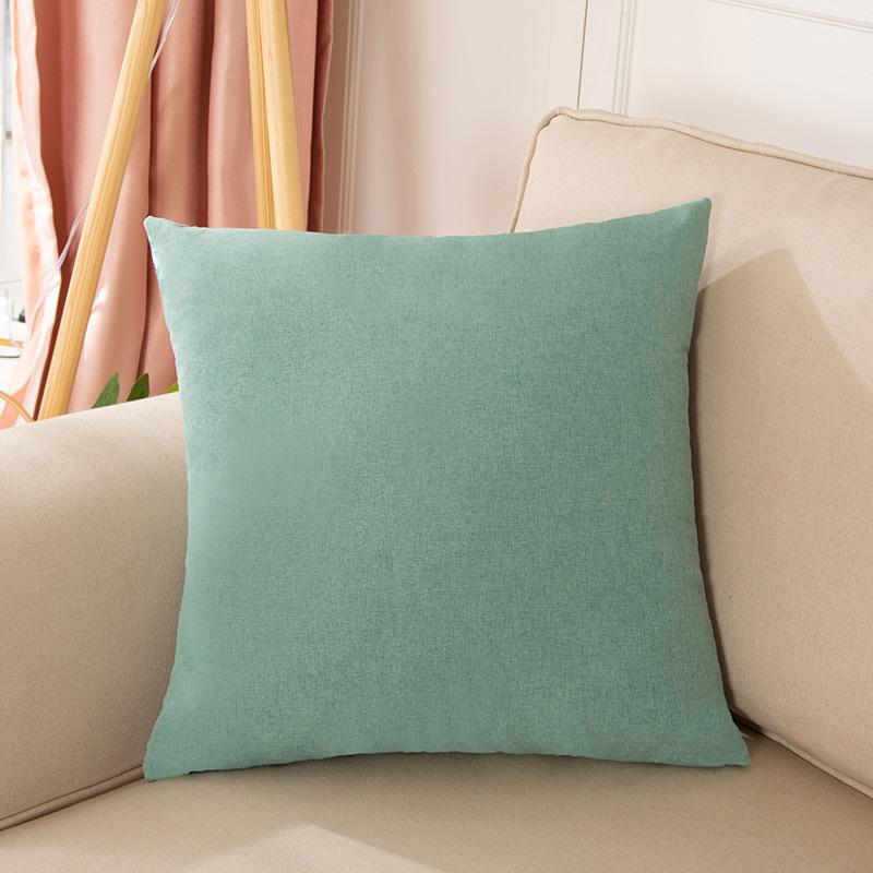 Cotton Pillow Cover Sofa Cushion Bedside Large Waist Pillow Bedside Rectangular Nordic Small Lumbar Support Pillow Pillowcase