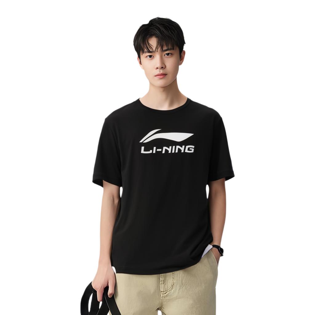 T-shirts Li Ning Unisexe Col Rond Coupe Droite Modérée ATSU493-1