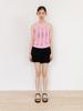 TINKNIT Slub Cotton Halter Knit_Pink