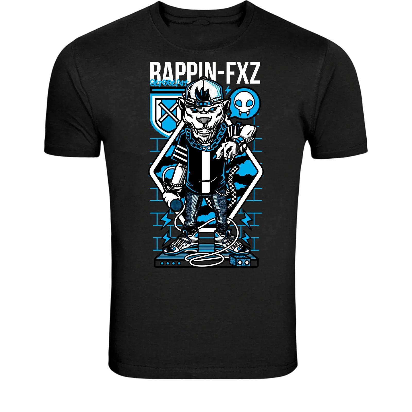 Футболка с принтом  Городская Пантера  - Графическая футболка в стиле хип-хоп стритвир S