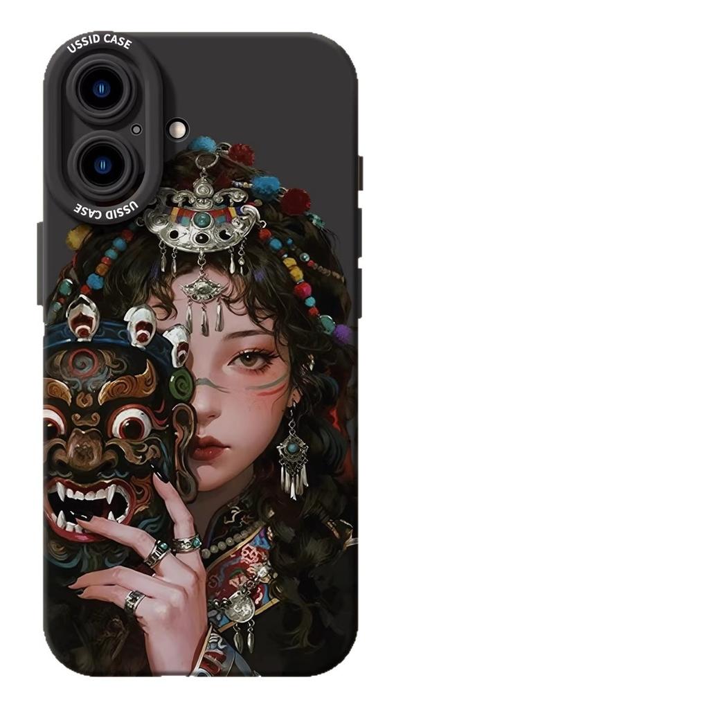 Premium Sense Niche Suitable for Apple 17pm Soft 16promax High Value 13 Women's 15ins Wind IP14 Mobile Phone Case
