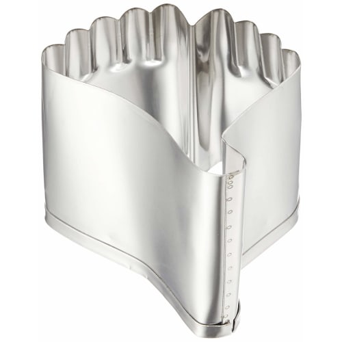 Endo Shoji Professional Thick Ginkgo Cutter, Large (No. 5), 18-8 Stainless Steel, Made in Japan, BNK06048