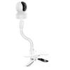 Protable Camera Holder Stand Flexible Camera Clamp Mount Baby Monitor Webcam Monitor Punch-free Bendable Bracket Base With Clip
