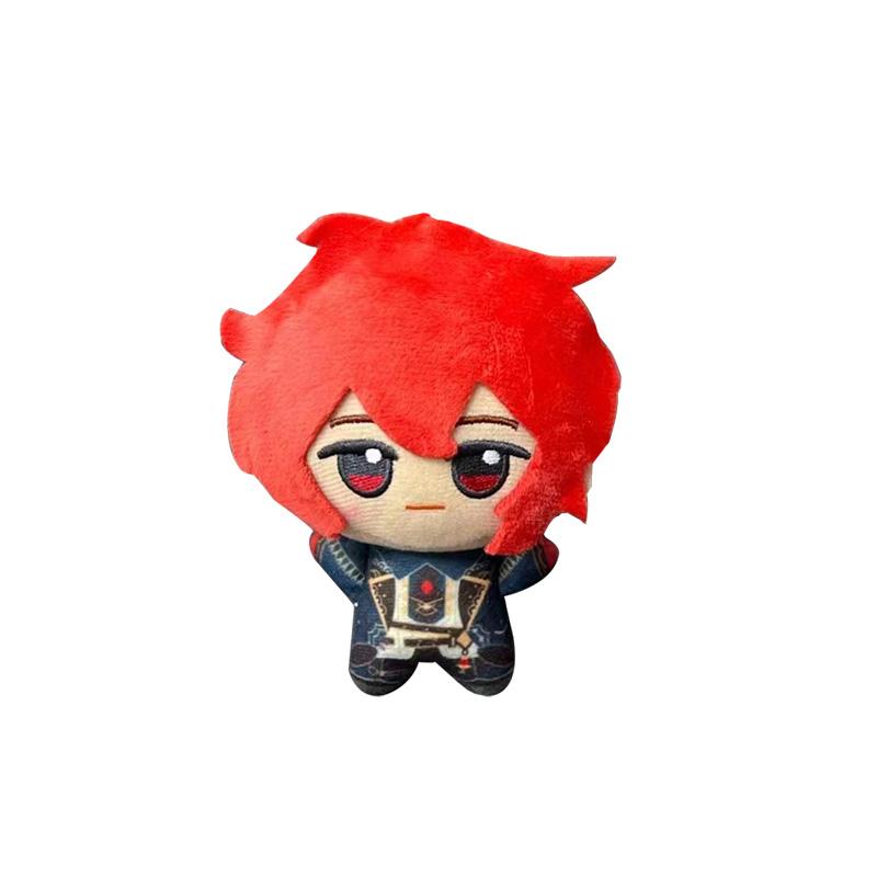 20 Styles 10CM Impact Tartaglia Zhong Li Kokomi Eula Raiden Shogun Peluche Pendentif Jouet Poupée Mini Porte-clés Sac à dos conçu pour Cadeau