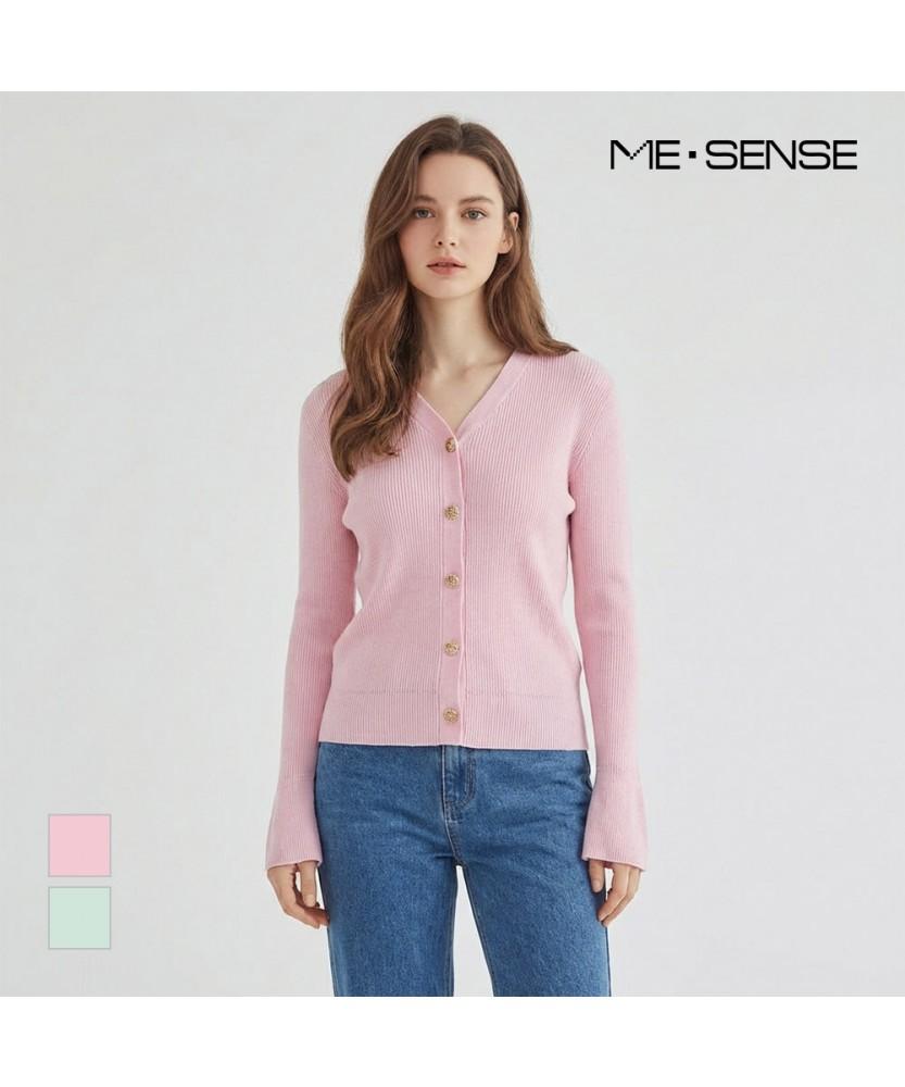 MESENSE Slim Ribbed Knit Cardigan_Mb33Knm601Z