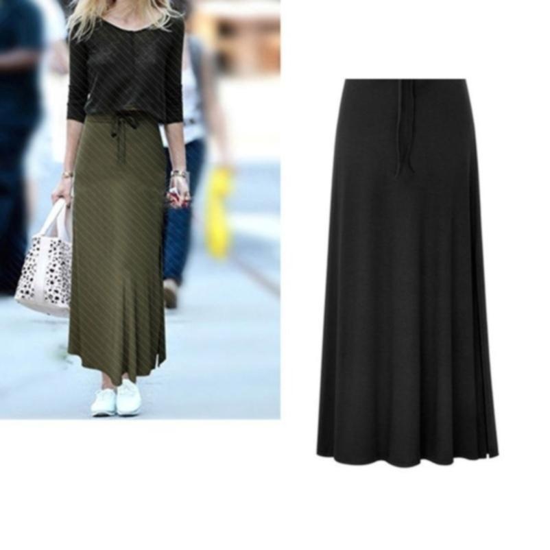 

Случайные высокой талией моды юбка сыпучих уличный стиль юбка леди юбка плюс размер M-5XL