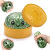 Simulated Steamed Buns Squishy Rebound Soft Squeeze Stress Ball with Bamboo Steamer Box Anti-Stress Toy Sensory Creative Gift