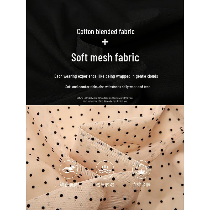 Summer Elegant T-shirt & Mesh Polka Dot Skirt Set