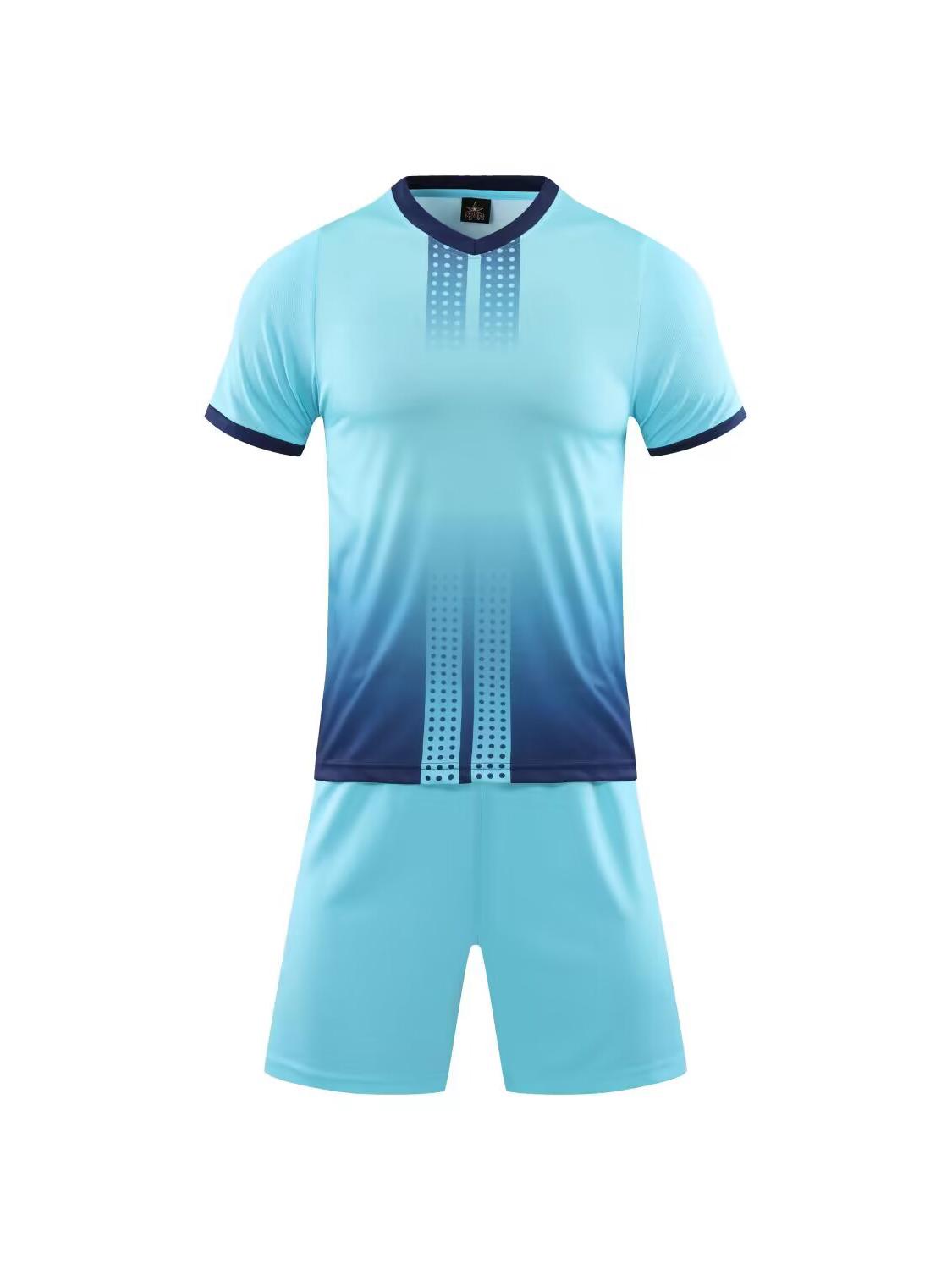 

Ultra-Fast Quick-Dry Football Training Set for Adults & Children - Student & Team Competition Suit XL світло-синій колір