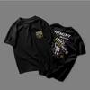 2026 Men Skeleton Suspension Coilover Graphic T Shirt Car Tuning Back Print Streetwear Crewneck Tee