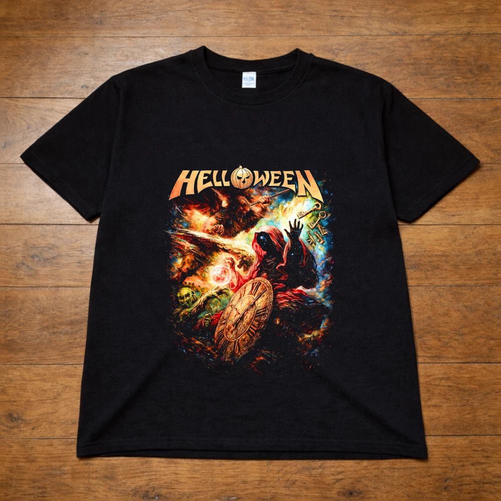 Helloween Keeper Of The Seven Keys T Shirt Power Metal Band Tee Adults Kids Blac 2XL