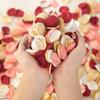 50/100/200Pcs Rose Artificial Flowers Petal for Home Room Decor Festival Wedding Decoration Scene Layout Gift Ornament Accessory