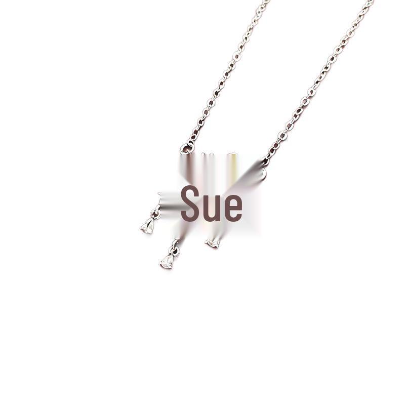 Sterling Silver Fireworks Coconut Tree Enamel Pendant Necklace for Women – Luxurious Clavicle Chain Fashion.