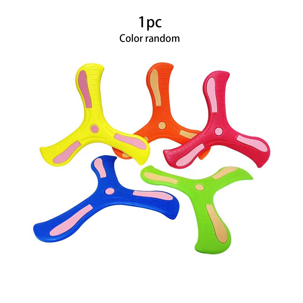 Outdoor Toy EVA Three Leaf Foam Hand Thrown Safety Boomerang Children's Sports Boomerang Fly Back Automatically