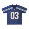 Mens Loose Fit V-Neck Sport Tee With Embroidered Letter Design Soccer Training Casual Wear 2026