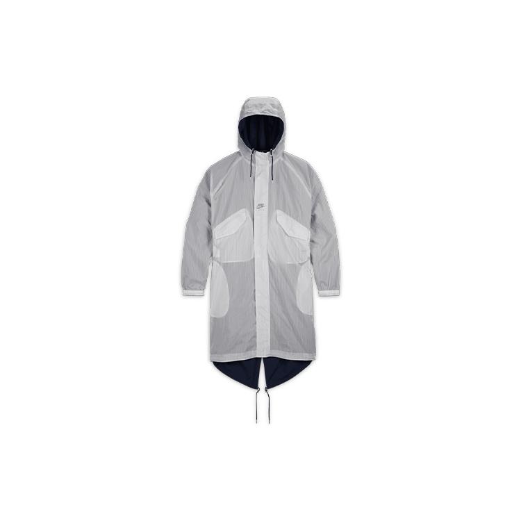 Nike Air x Kim Jones Double-Sided Mid-Length Hooded Jacket Unisex Blue/White DC9983-451