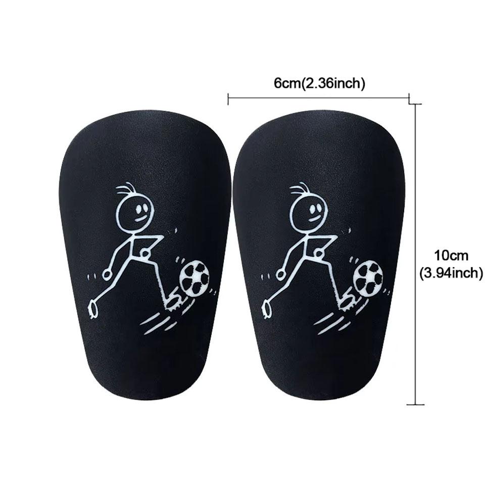 Loogdeel Mini Shin Pads Wear-resistant Shock Absorbing Leg Support Football Training Shin Guards Soccer Training Shank Board