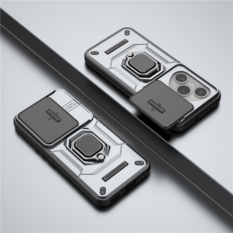 

For Honor 400 Pro 5G Cover For Honor 90 200 400 Pro Case Lens Protection Shockproof Push window Magnetic Holder Bumper