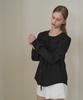 Peullobeu Draping Volume Blouse_Bk