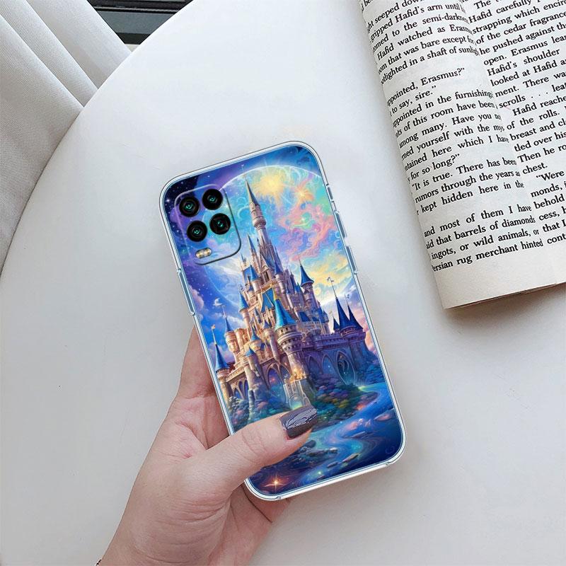Disney Castle World Transparent Phone Case for Motorola Moto E22I E22S E22 E32 E40 E7 E7I G Plus Power Play Stylus G22 G14