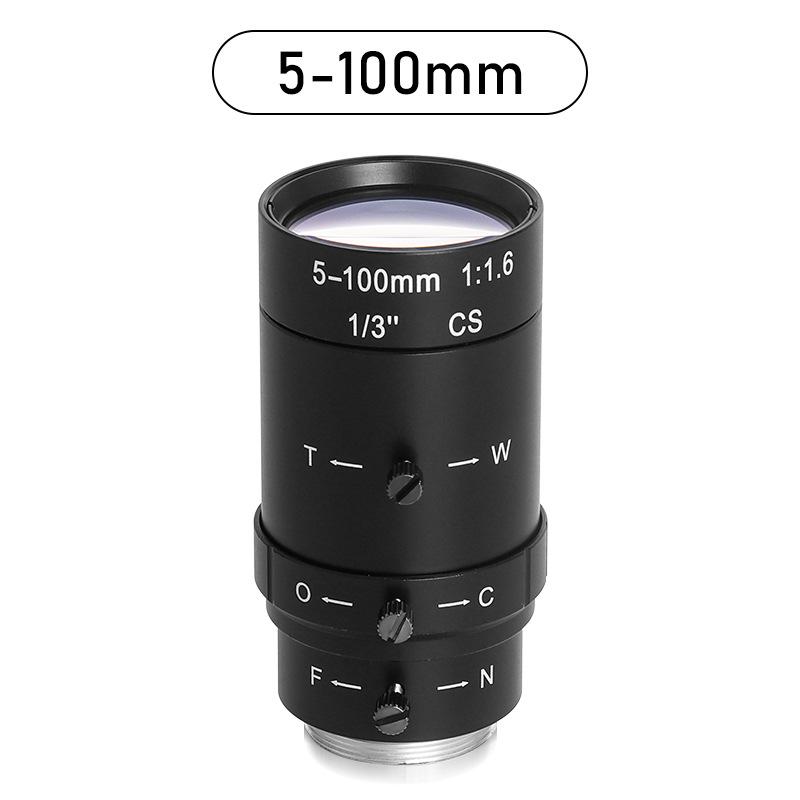 FA Industrial Zoom Lens Series: 6-60mm/5-50mm/10-50mm Low Distortion C-Mount for Machine Vision