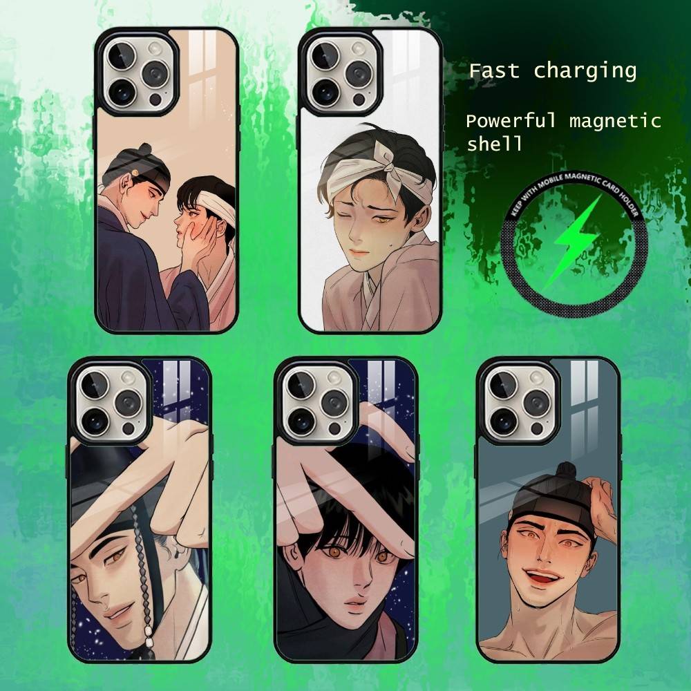 Painter The-w-Nights-Anime Phone Case For iPhone17,16,15,14,13 Plus,Pro Max Magnetic For Magsafe Wireless Charging