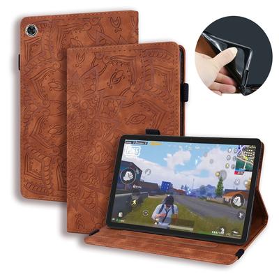 Tablet Case 3D Emboosed Flower Cover For Fire Max 11 Tablet Case  PU Leather Soft Shell Funda For Fire Max 11 2023 Cover
