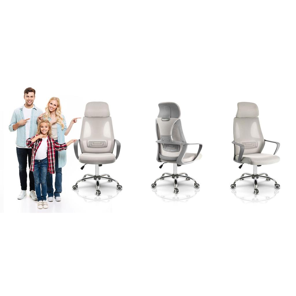 Praga Office Chair With Micro Mesh, Light