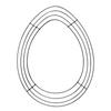 Easter Wreath Metal Frame Strong Structure Wreath Frame Easter Wreath Frame Metal Wire Form for Diy Springtime Decor for Easter