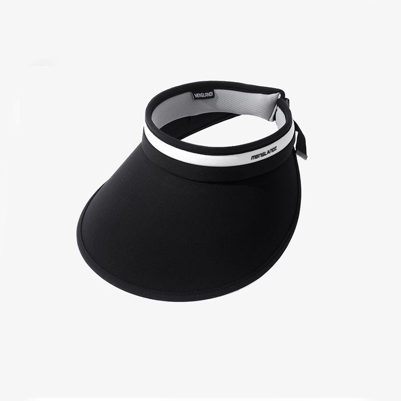 

Versatile Hat Style Minimalist Stripe Womens Breathable Hats Sunshade чорний