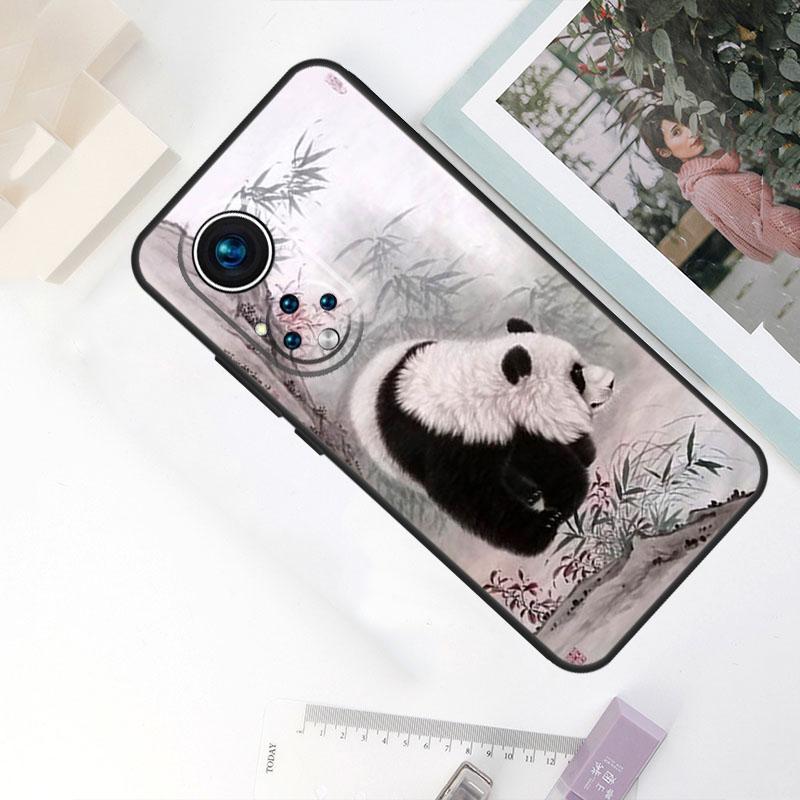Chinese Bear Panda For Honor Magic 8 Pro 5 6 7 Lite Case For Honor Win RT 400 200 50 70 90 X8c X8b X9a X9b X9c