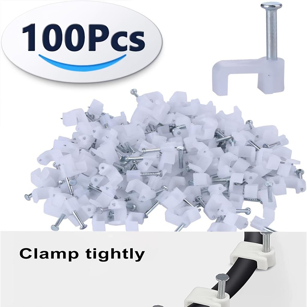 7mm Cable Clamp Steel Cable Nail Clamp Is Used to Organize Wire and Cable Fixed Line Type