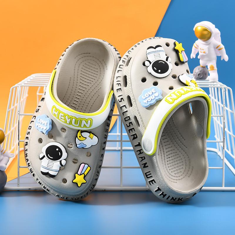 Stylish Eva Lightweight Kids Summer Slipon Sandals With Antislip Soft Sole For Boys