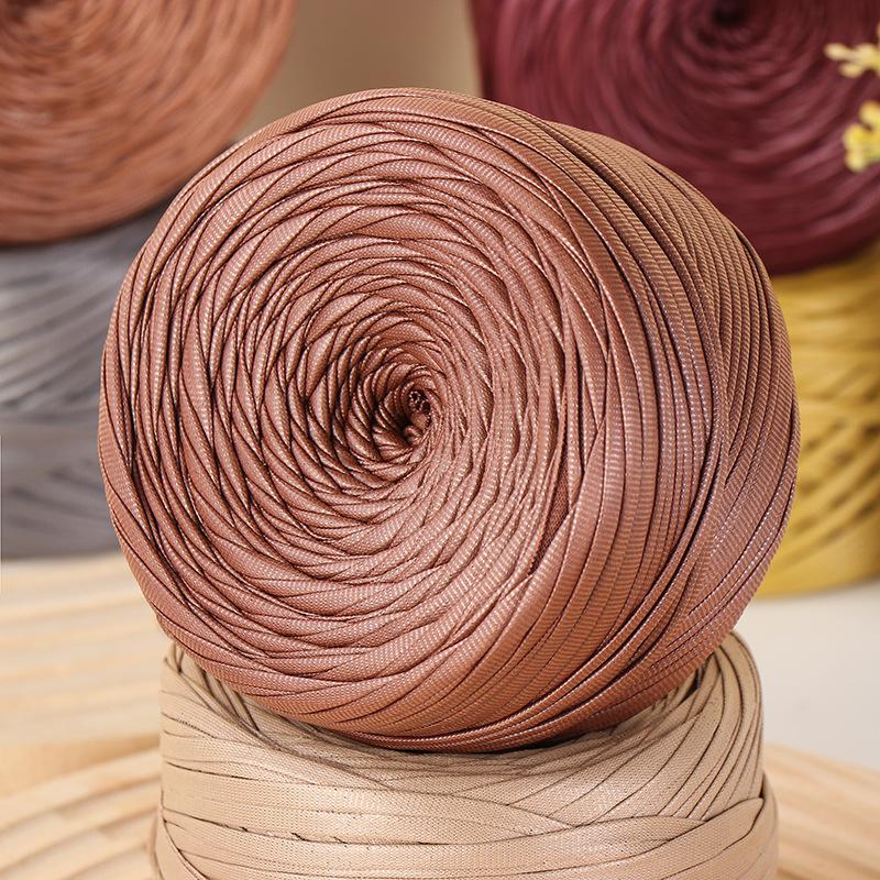 Filato in Ecopelle Nappa Opaca 200g/Rotolo per Maglia all'Uncinetto Fai-da-Te Filo per Borse Fatte a Mano Scarpe Artigianato