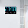 Multifunctional Large Screen Clock: Wall & Tabletop Use, Simple Style for Living Room with Alarm 0717