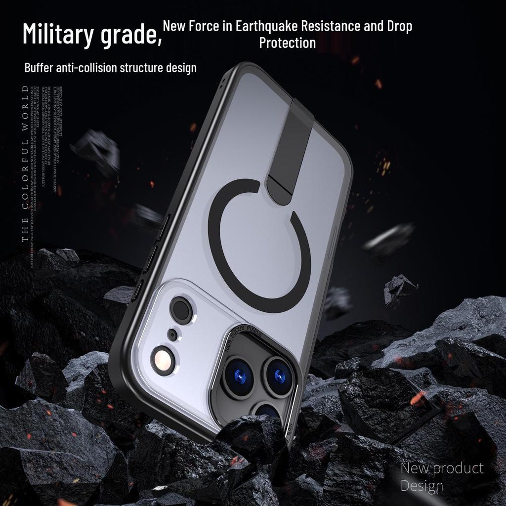 iPhone 17 Pro Max Starlight MagSafe Case with Magnetic Stand, Drop-proof