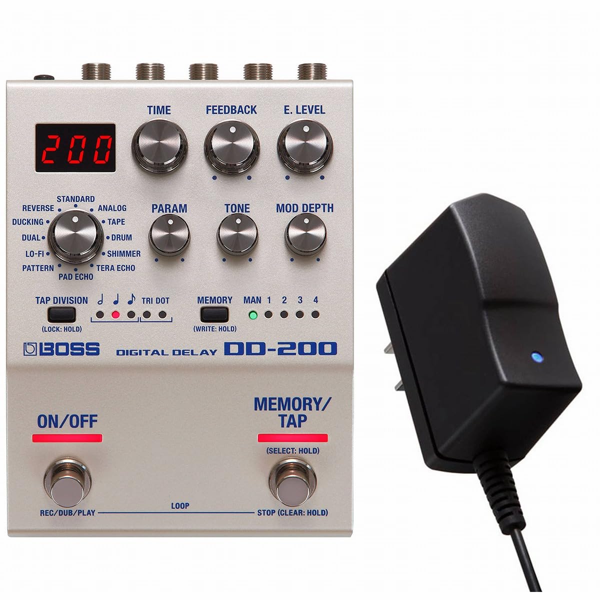 

DIGITAL DELAY Придбання адаптера змінного струму Delay DD200 BOSS/DD-200 [Оригінальний набір]