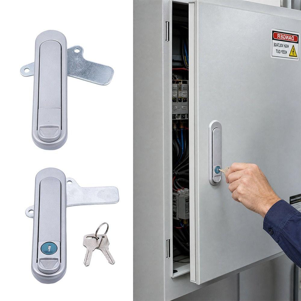 Aluminum Alloy Cabinet Door Lock Multi-purpose Electrical Panel Door Latch Hardware Lock