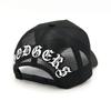 New Era 9FORTY A-Frame Trucker Mesh Cap, MLB Los Angeles Dodgers, LA Black, Letter Arch Paisley Under Visor, ONSPOTZ Exclusive, Free Size Unisex