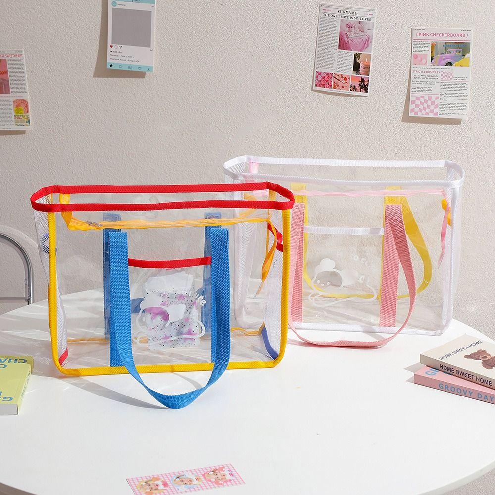 Pouch Swimming Fitness Bag Storage Bag PVC Transparent Bag Women Handbags Single Shoulder Bag