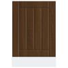 Dishwasher Panel Lucca Brown Oak Effect Wood Material