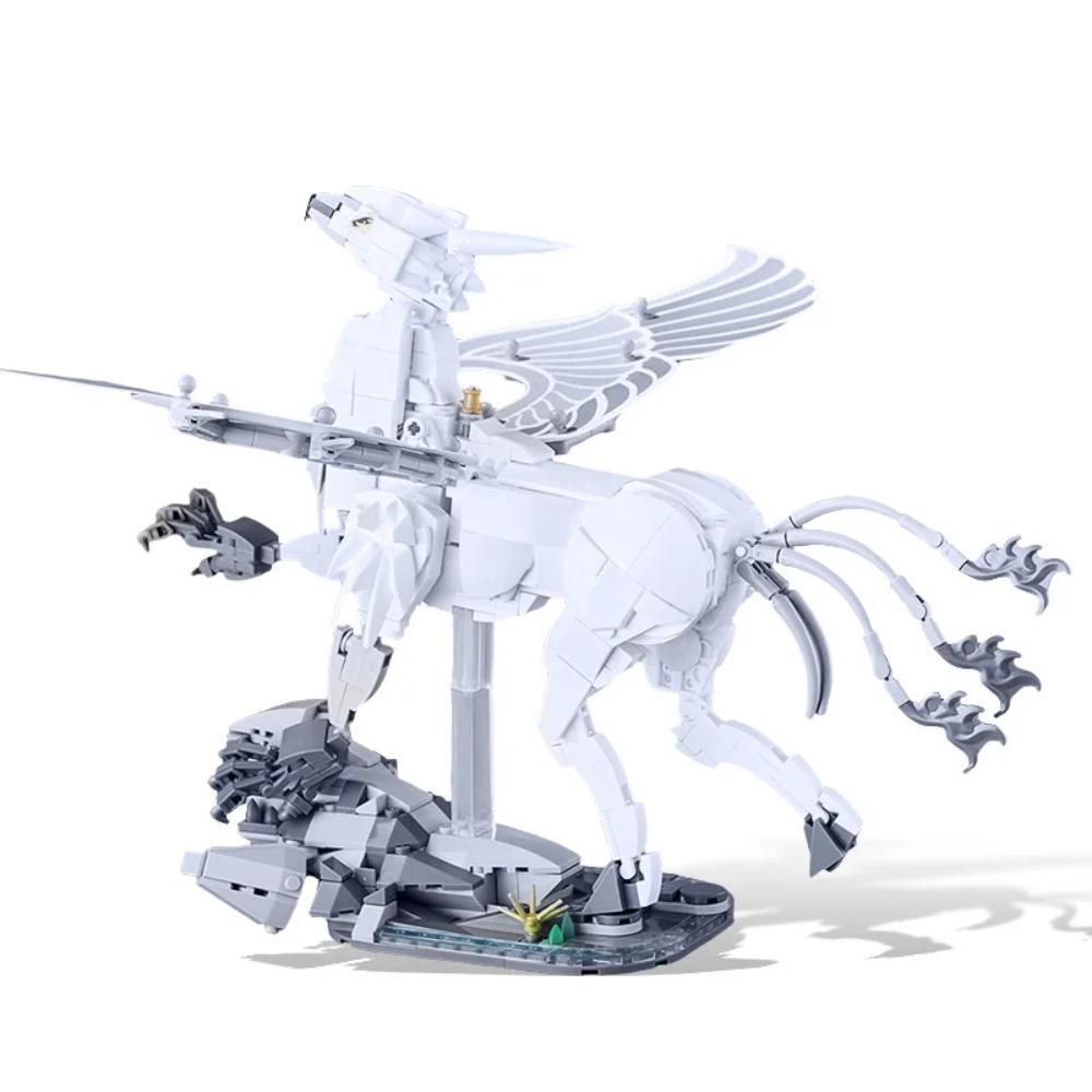Creative MOC 698pcs Magic World Hippogriff Model Building Blocks Set Magical Creature Figures Kit Bricks Toys For Children Gifts