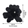 Black And White Two-Color Embroidery Nail Drill Multi-Layer Flower Clothing Wedding Dress Denim Jacket Decorative Accessories